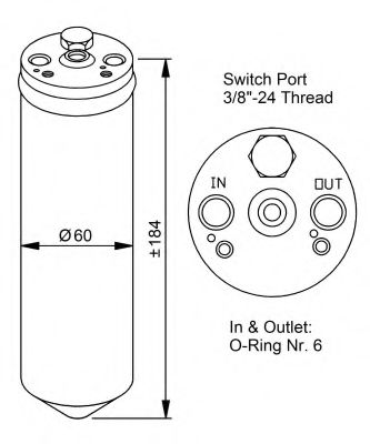 NRF Dryer, air conditioning 11541535 - NRF