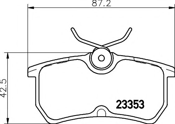 TEXTAR Brake Pad Set, disc brake 11422831 - TEXTAR