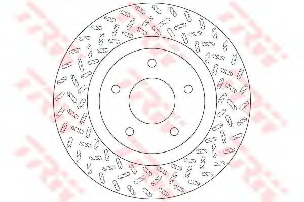 TRW Brake Disc 10766771 - TRW