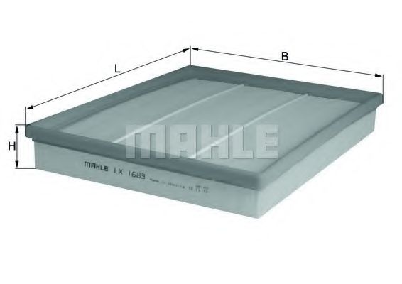 MAHLE Air Filter 11664226 - MAHLE