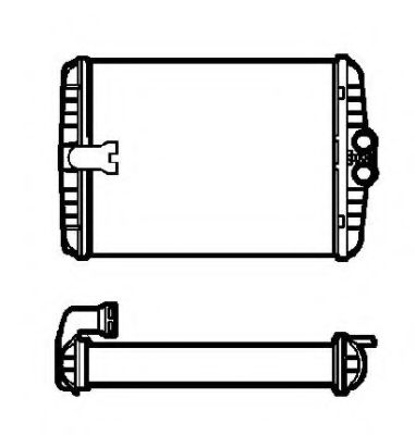 NRF Heat Exchanger, interior heating 11544125 - NRF