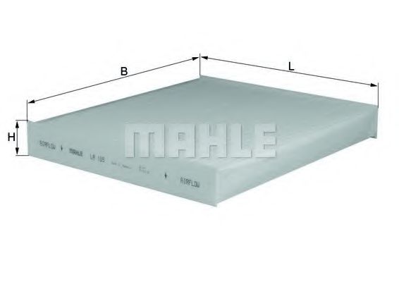 MAHLE Filter, interior air 11663822 - MAHLE