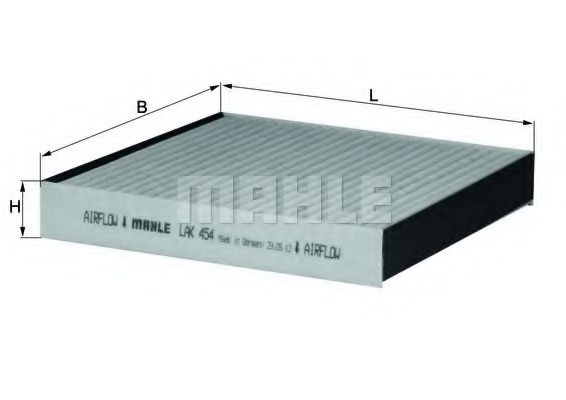MAHLE Filter, interior air 11664026 - MAHLE
