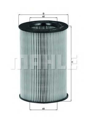 MAHLE Air Filter 11664691 - MAHLE