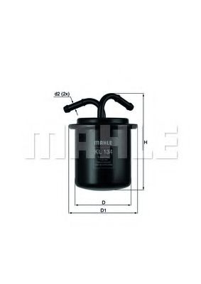 MAHLE Fuel filter 11663595 - MAHLE