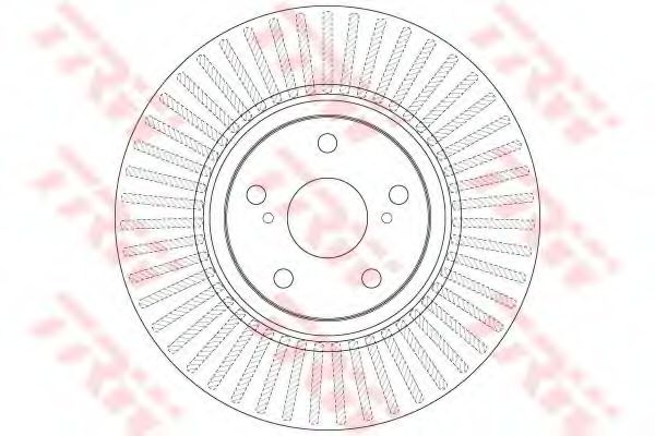 TRW Brake Disc 11107579 - TRW