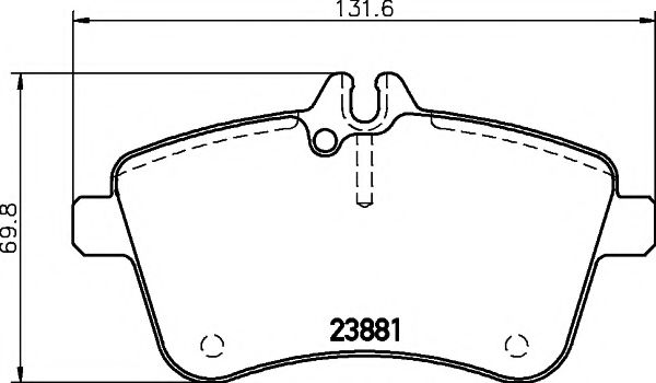 TEXTAR Brake Pad Set, disc brake 11422957 - TEXTAR