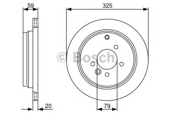 BOSCH Brake Disc 10258354 - BOSCH