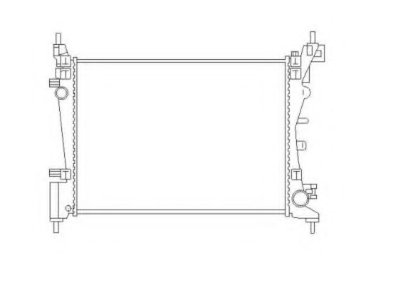 NRF Radiator, engine cooling 11544684 - NRF