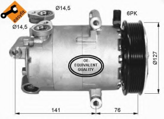 NRF Compressor, air conditioning 11541185 - NRF