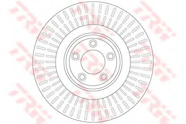 TRW Brake Disc 11107553 - TRW
