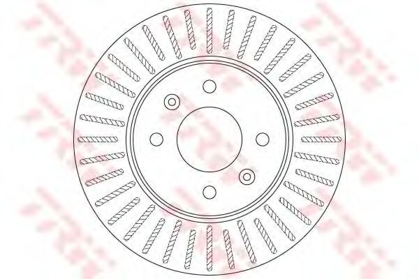 TRW Brake Disc 10766764 - TRW