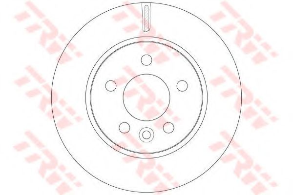 TRW Brake Disc 11107637 - TRW