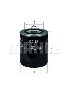 MAHLE Oil Filter 11664816 - MAHLE