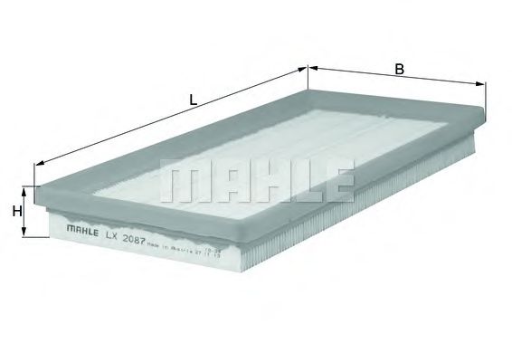 MAHLE Air Filter 11664356 - MAHLE