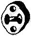 BOSAL Rubber Strip, exhaust system 12745676 - BOSAL