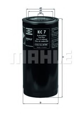 MAHLE Fuel filter 4645210 - MAHLE