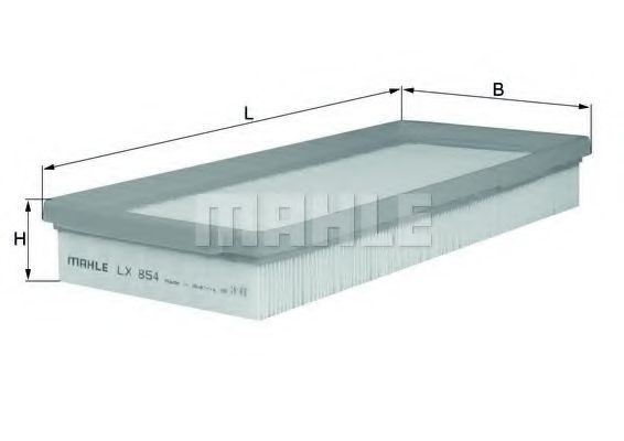 MAHLE Air Filter 3026366 - MAHLE
