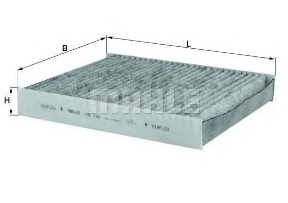 MAHLE Filter, interior air 4037952 - MAHLE