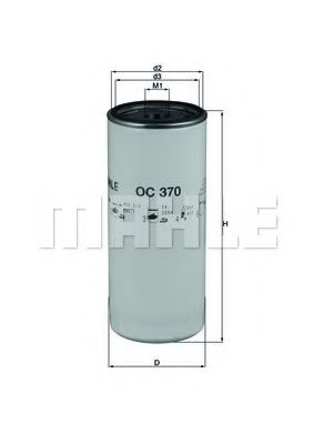 MAHLE Oil Filter 4632539 - MAHLE