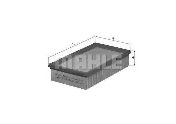 MAHLE Air Filter 4642835 - MAHLE