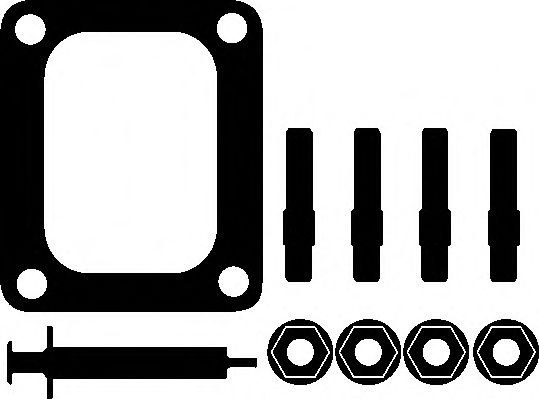 ELRING Mounting Kit, charger 11880396 - ELRING