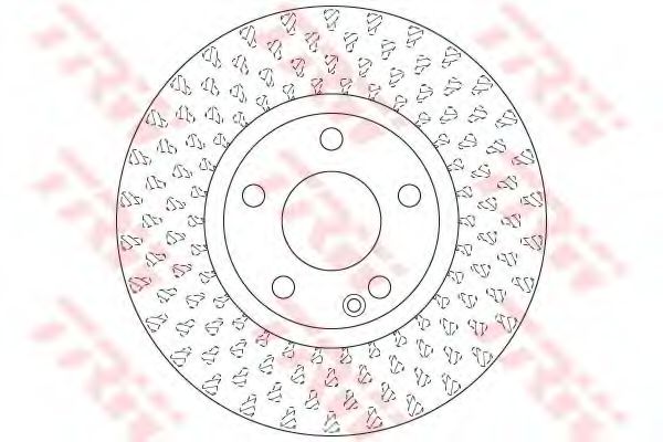 TRW Brake Disc 11107650 - TRW