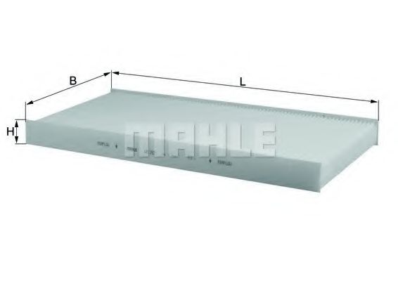 MAHLE Filter, interior air 11082331 - MAHLE