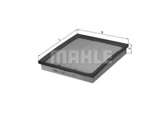 MAHLE Air Filter 11664415 - MAHLE