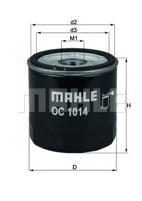 MAHLE Oil Filter 11083079 - MAHLE