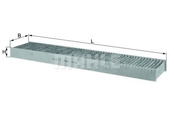 MAHLE Filter, interior air 11663992 - MAHLE