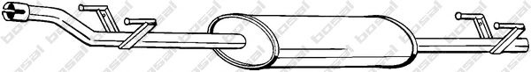 BOSAL Middle Silencer 12745728 - BOSAL