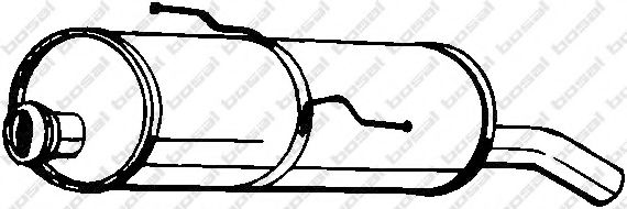 BOSAL End Silencer 11417339 - BOSAL