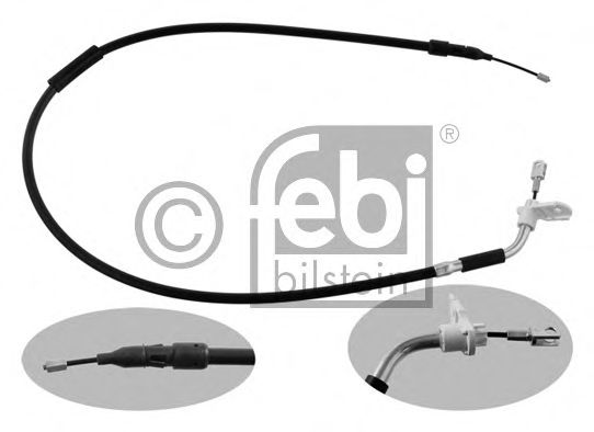 FEBI BILSTEIN Cable Pull, parking brake 11585020 - FEBI BILSTEIN