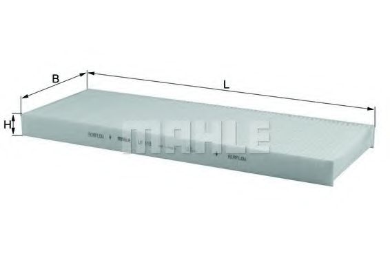 MAHLE Filter, interior air 4638179 - MAHLE