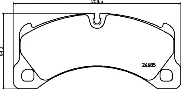 TEXTAR Brake Pad Set, disc brake 12172460 - TEXTAR