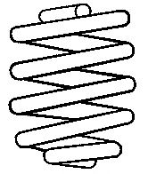 SACHS Coil Spring 11671318 - SACHS