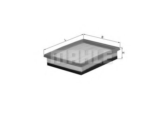MAHLE Air Filter 13180227 - MAHLE