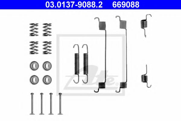 ATE Accessory Kit, brake shoes 10120787 - ATE