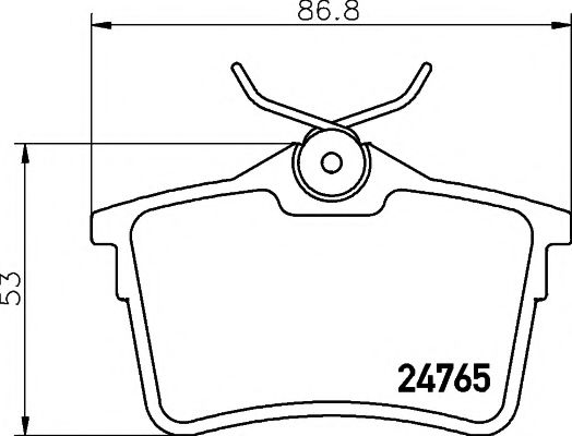 TEXTAR Brake Pad Set, disc brake 11423143 - TEXTAR