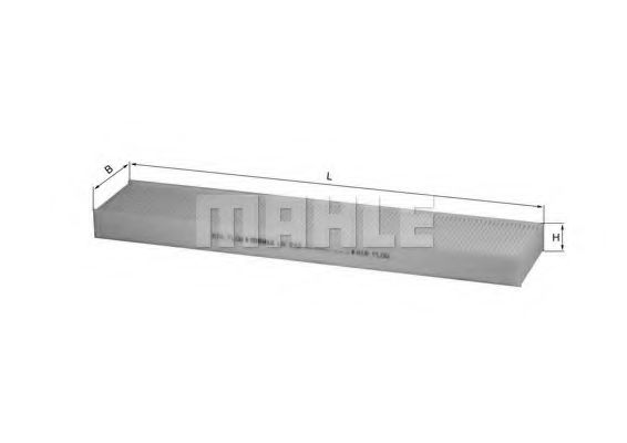 MAHLE Filter, interior air 11663839 - MAHLE