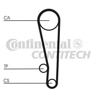 CONTINENTAL CTAM Timing Belt 3619467 - CONTINENTAL CTAM