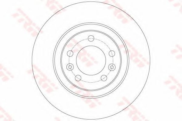 TRW Brake Disc 10766737 - TRW