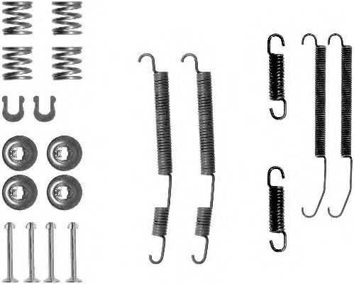 QUICK BRAKE Accessory Kit, brake shoes 11498676 - QUICK BRAKE