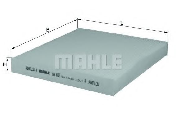 MAHLE Filter, interior air 11082433 - MAHLE