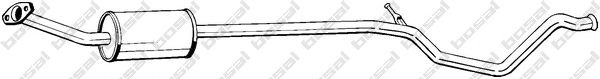 BOSAL Middle Silencer 11653211 - BOSAL