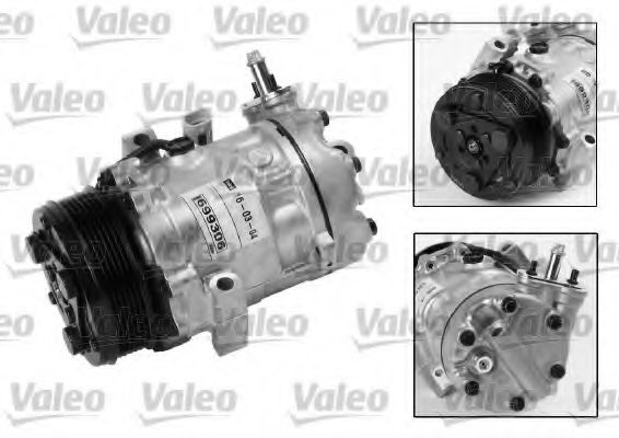VALEO Compressor, air conditioning 10145028 - VALEO
