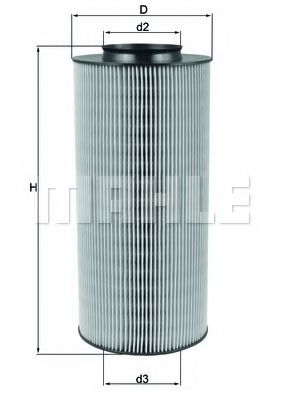 MAHLE Air Filter 3214604 - MAHLE