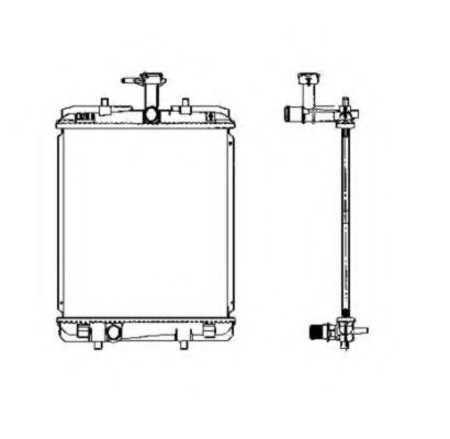 NRF Radiator, engine cooling 11544049 - NRF