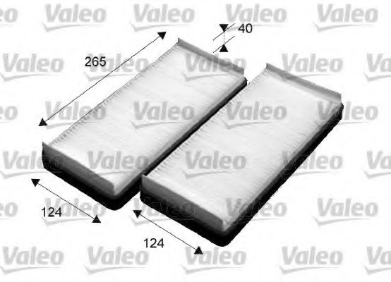 VALEO Filter, cabin air 10145574 - VALEO